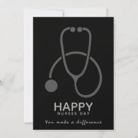 Joyeuse journée des infirmières Gris Stethoscope I