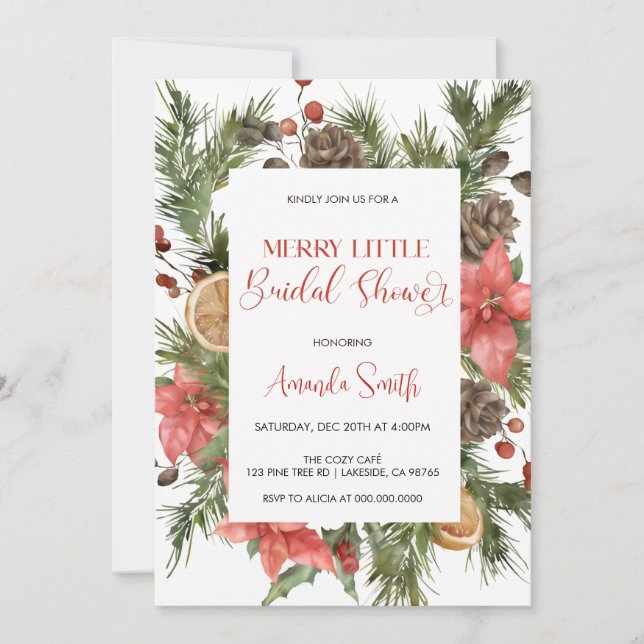 Invitation Joyeuse petite fête de mariage (Devant)