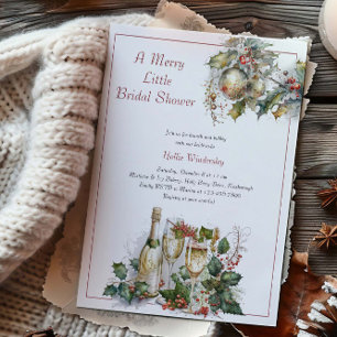 Invitation Joyeuse petite fête de mariage Holly Brunch et Bub