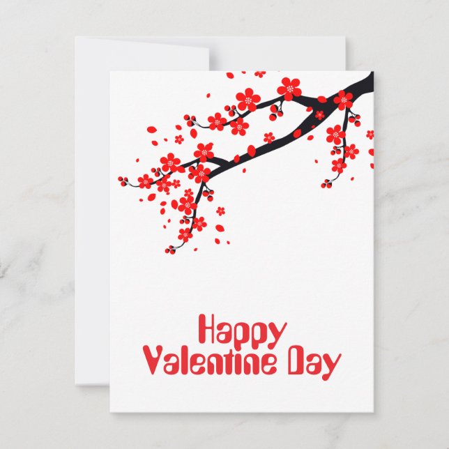 Invitation Joyeuse Saint-Valentin (Devant)