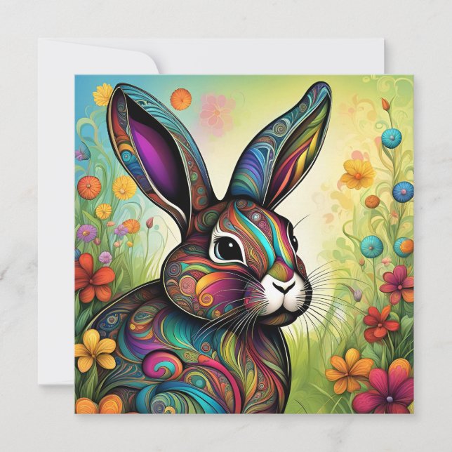 Invitation Joyeuses Pâques (Devant)