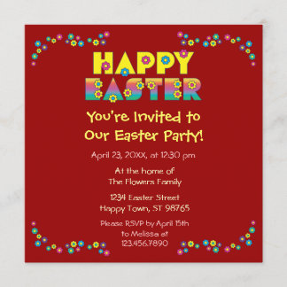 Invitation Joyeuses Pâques