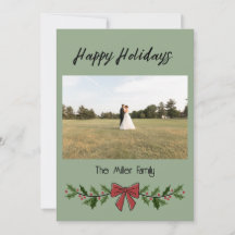 Joyeuses vacances Garland et Mistletoe