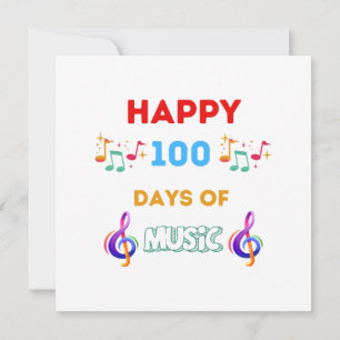 Invitation Joyeux 100 Jours de musique