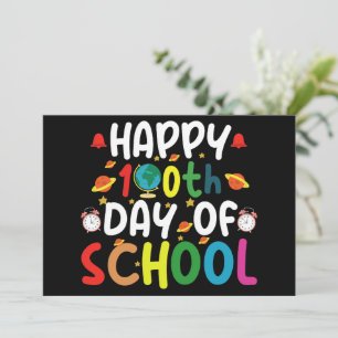 Invitation Joyeux 100e jour de l'enseignant étudiant