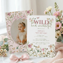 Joyeux 1er anniversaire Wild and Onederful Wildflo