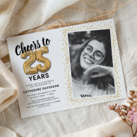 Joyeux 25ème anniversaire à la photo de Cheers to 