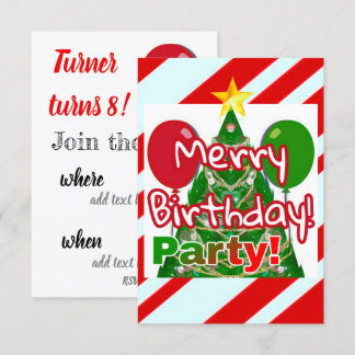 Invitation Joyeux anniversaire