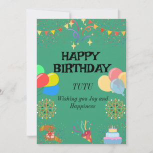 Invitation Joyeux Anniversaire