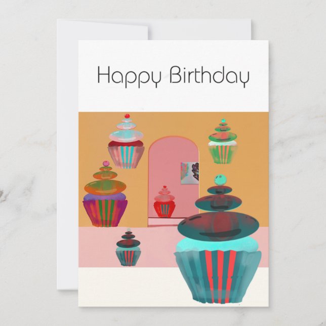 Invitation Joyeux anniversaire (Devant)