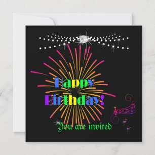 Invitation Joyeux anniversaire !
