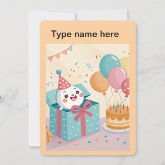 Invitation Joyeux anniversaire !