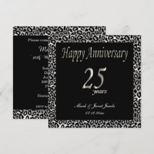 Invitation Joyeux anniversaire 25 ans
