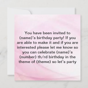 Invitation Joyeux anniversaire à une meilleure amie mignonne