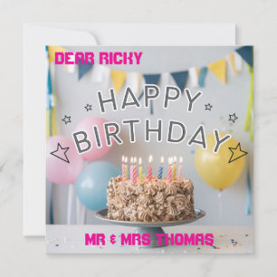 Invitation Joyeux anniversaire à vous ! 🎉 🎂