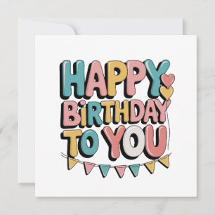 Invitation Joyeux Anniversaire Bulles