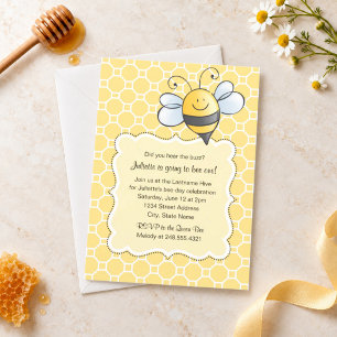 Invitation Joyeux Anniversaire de la Ruche pour le Premier An