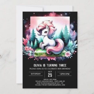 Invitation Joyeux Anniversaire Du Petit Cheval