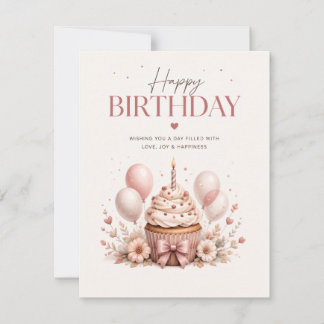 Invitation Joyeux Anniversaire Élégant