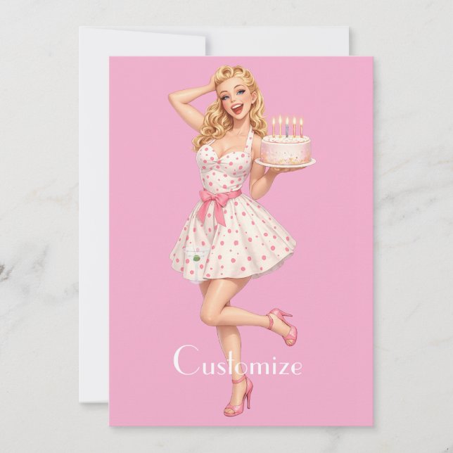 Invitation Joyeux Anniversaire Fille de la Foudre_Cove  (Devant)