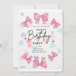 Invitation Joyeux Anniversaire pnik 