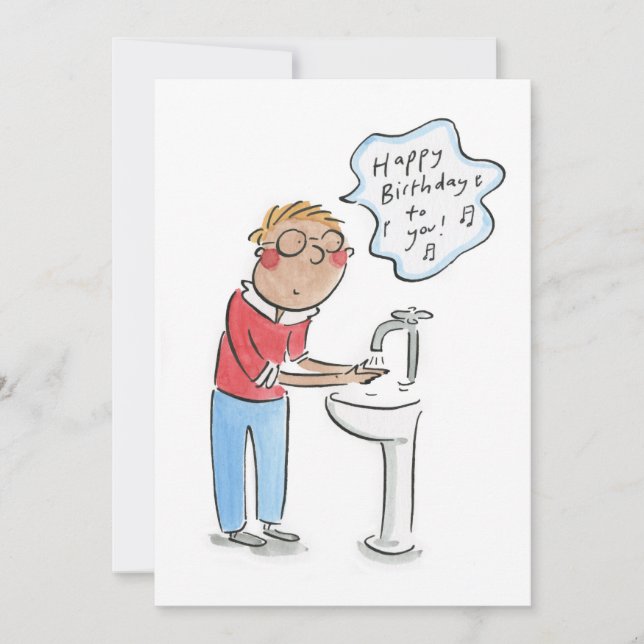 Invitation Joyeux anniversaire pour vous ! (Devant)