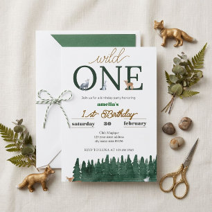 Invitation Joyeux Anniversaire Safari Tropical Jungle Wild On