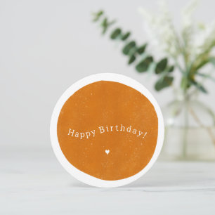Invitation Joyeux Anniversaire Yellow Card