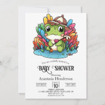 Joyeux Baby shower de grenouille