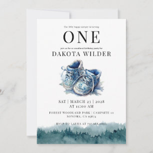 Invitation Joyeux Camper 1er anniversaire fête