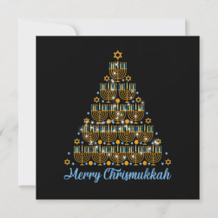 Invitation Joyeux Chrismukkah 2022 Joyeux Hanukka Noël Tr