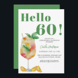 Invitation Joyeux cocktail vert Boire 60e anniversaire<br><div class="desc">Orange Fun Drink 60th Birthday Invitation Happy Green Cocktail Drink 60th Birthday Invitation Faites de votre événement mémorable avec cette amusante boisson fruitée d'aquarelle verte 60th anniversaire invitation. Les couleurs vibrantes et les coups de pinceau doux donnent une sensation fantasque et artistique à la conception, ce qui en fait un...</div>