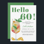 Invitation Joyeux cocktail vert Boire 60e anniversaire<br><div class="desc">Orange Fun Drink 60th Birthday Invitation Happy Green Cocktail Drink 60th Birthday Invitation Faites de votre événement mémorable avec cette amusante boisson fruitée d'aquarelle verte 60th anniversaire invitation. Les couleurs vibrantes et les coups de pinceau doux donnent une sensation fantasque et artistique à la conception, ce qui en fait un...</div>