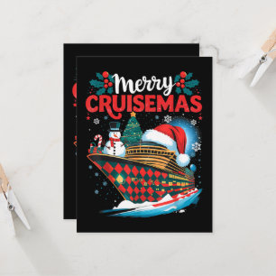 Invitation Joyeux Cruisemas Drôle de Noël en Famille