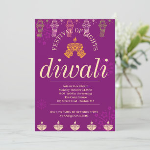 Invitation Joyeux Diwali Party