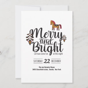 Invitation Joyeux et lumineux
