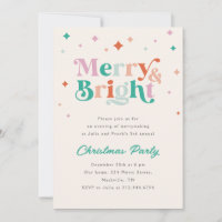 Joyeux et lumineux Noël coloré moderne