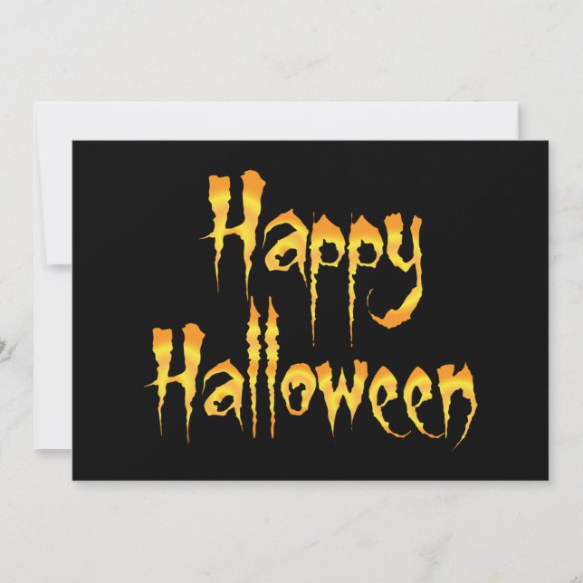 Invitation Joyeux Halloween (Devant)
