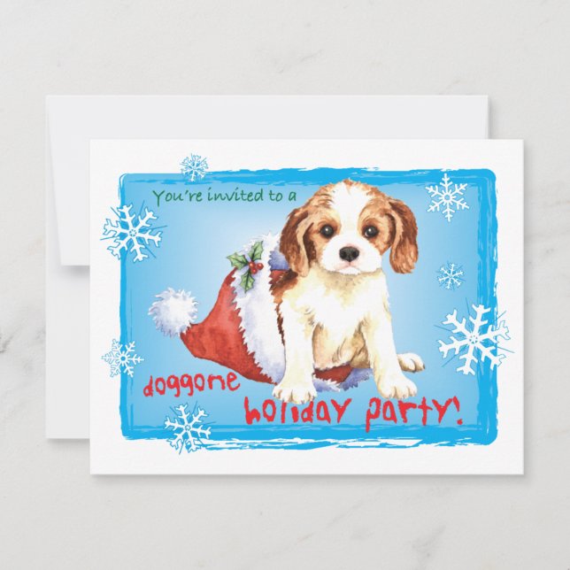 Invitation Joyeux Howliday Cavalier (Devant)
