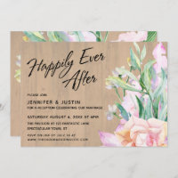 Joyeux Jour après Aquarelle Artistique Bois Floral