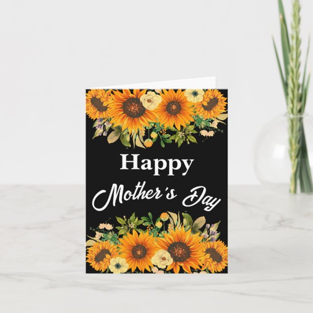 INVITATION JOYEUX JOUR DE LA MÈRE MAMAN CADEAU (Devant)