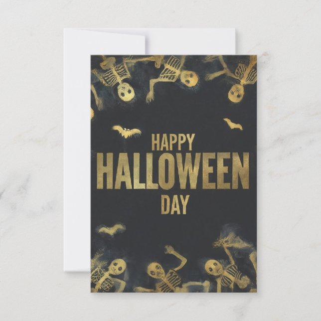 Invitation Joyeux jour d'Halloween (Devant)