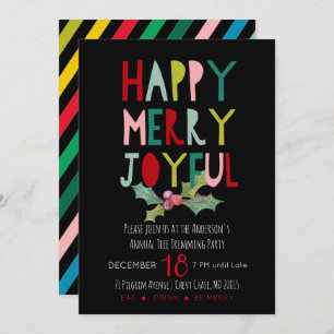 Invitation Joyeux Joyeux Noël