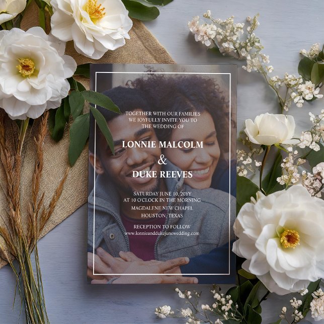 Invitation Joyeux Mariage photo amusant (Créateur téléchargé)