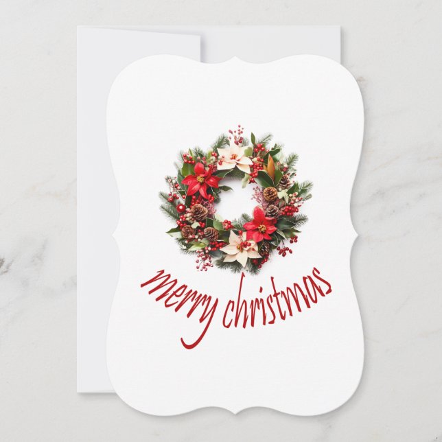 Invitation Joyeux Noël (Devant)