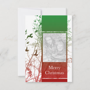 Invitation joyeux noël (argent