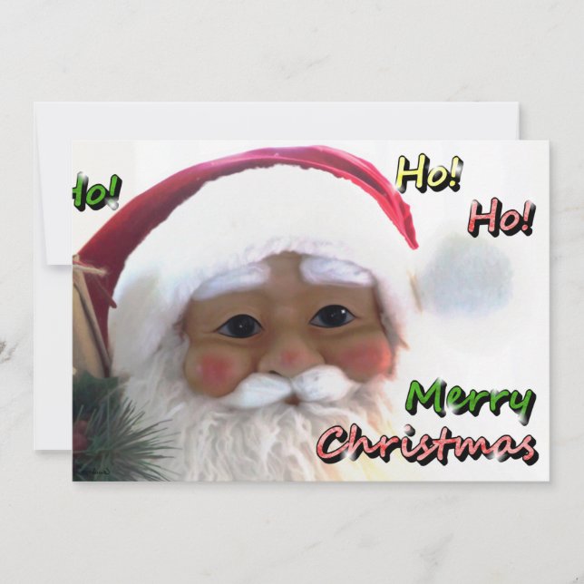 Invitation Joyeux Noël au Père Noël (Devant)