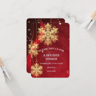 Invitation Joyeux Noël Conception de Cadeau de Fêtes de Fin d