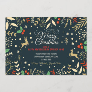 Invitation Joyeux Noël depuis l'annonce de vacances de nouvel