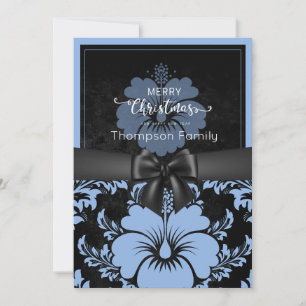 Invitation Joyeux Noël et joyeuses fêtes, arc noir
